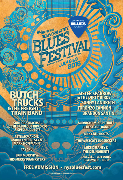 2016 Festival Poster Revealed – NYS Blues Festival